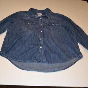 Universal Thread Labette Blue Denim Shirt